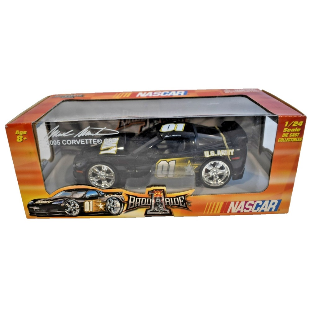Badd Ride Nascar 1:24 Mark Martin 01 US Army 2005 Corvette C6 New in Box